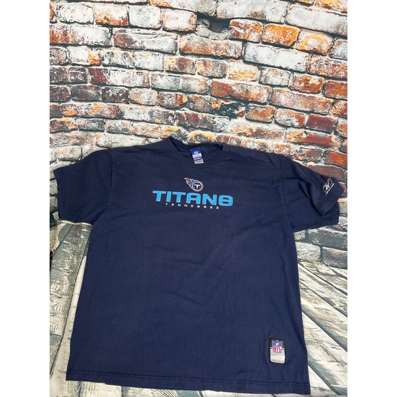 Vintage Reebok Tennessee Titans NFL Team Apparel T-Shirt Mens XL - Picture 1 of 6